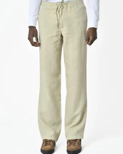 La Piscine Paris Pantalon brun clair 120% Lino*Homme Pantalons