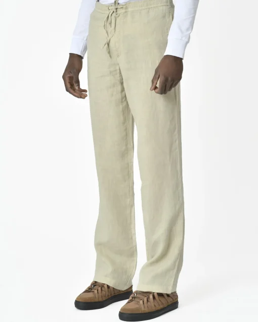 La Piscine Paris Pantalon brun clair 120% Lino*Homme Pantalons