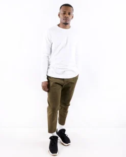 La Piscine Paris Pantalon carotte en coton Low Brand*Homme Pantalons