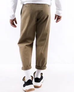 La Piscine Paris Pantalon carotte en coton Low Brand*Homme Pantalons
