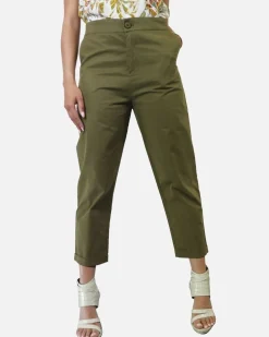 La Piscine Paris Pantalon chino en coton Isabelle Blanche*Femme Pantalons