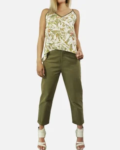 La Piscine Paris Pantalon chino en coton Isabelle Blanche*Femme Pantalons