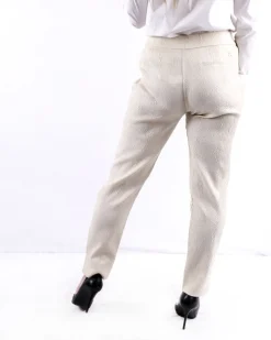La Piscine Paris Pantalon cigarette en crêpe texturé SVNTY*Femme Pantalons