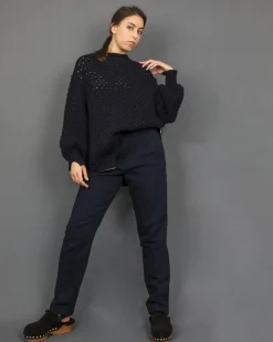 La Piscine Paris Pantalon cigarette en jean à plis Forte Forte*Femme Pantalons