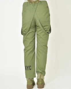 La Piscine Paris Pantalon coupe droite à bretelles True NYC*Femme Pantalons|Bas Femme