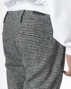 La Piscine Paris Pantalon coupe droite pied de coq Bro-Ship*Homme Pantalons