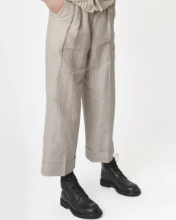 La Piscine Paris Pantalon coupe large à rayures Tradition*Homme Pantalons