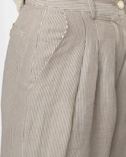 La Piscine Paris Pantalon coupe large à rayures Tradition*Homme Pantalons