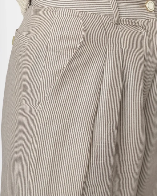 La Piscine Paris Pantalon coupe large à rayures Tradition*Homme Pantalons