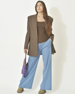 La Piscine Paris Pantalon coupe large en laine vierge Diega*Femme Pantalons|Bas Femme