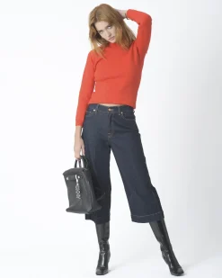 La Piscine Paris Pantalon court en jean 7 For All Mankind*Femme Jeans|Bas Femme