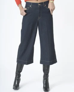 La Piscine Paris Pantalon court en jean 7 For All Mankind*Femme Jeans|Bas Femme