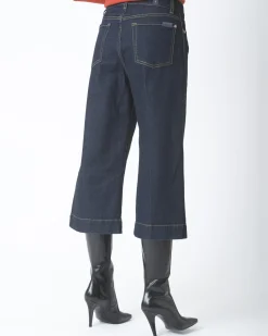 La Piscine Paris Pantalon court en jean 7 For All Mankind*Femme Jeans|Bas Femme