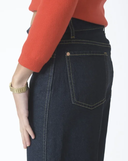 La Piscine Paris Pantalon court en jean 7 For All Mankind*Femme Jeans|Bas Femme