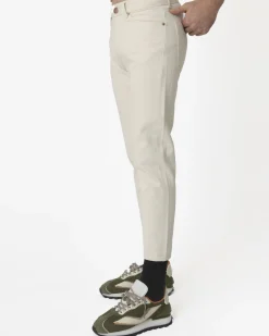 La Piscine Paris Pantalon écru coupe droite Michael Coal*Homme Jeans