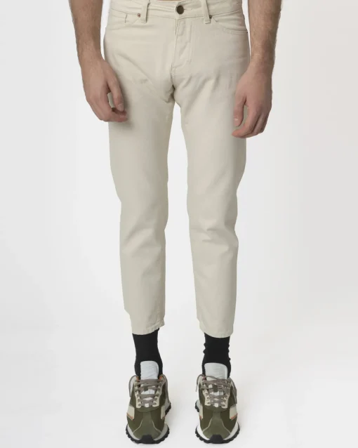 La Piscine Paris Pantalon écru coupe droite Michael Coal*Homme Jeans