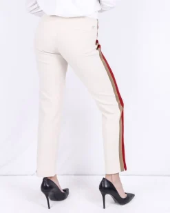 La Piscine Paris Pantalon droit à bandes latérales SVNTY*Femme Pantalons