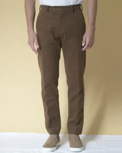 La Piscine Paris Pantalon droit en gabardine de coton Cruna*Homme Pantalons