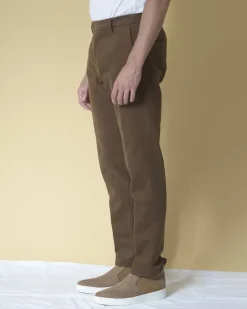 La Piscine Paris Pantalon droit en gabardine de coton Cruna*Homme Pantalons