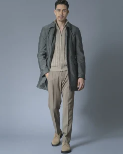 La Piscine Paris Pantalon droit en laine Ly Adams*Homme Pantalons
