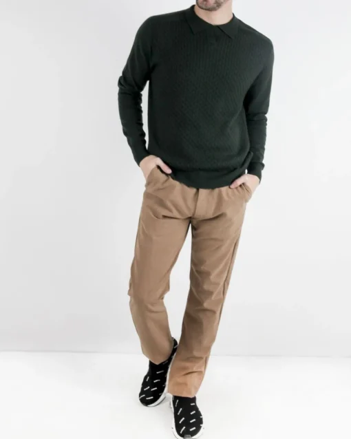 La Piscine Paris Pantalon droit en laine Maison Flâneur*Homme Pantalons
