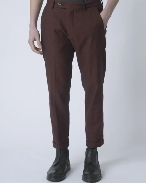 La Piscine Paris Pantalon droit en laine mélangée Cruna*Homme Pantalons