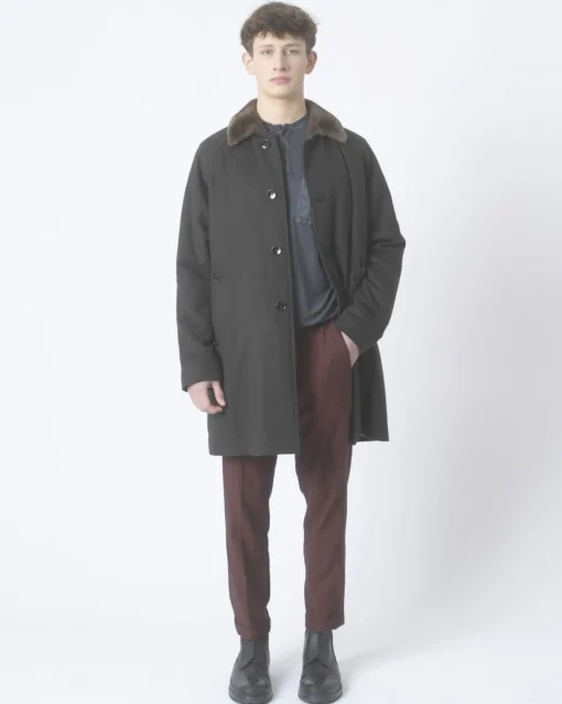 La Piscine Paris Pantalon droit en laine mélangée Cruna*Homme Pantalons
