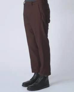 La Piscine Paris Pantalon droit en laine mélangée Cruna*Homme Pantalons