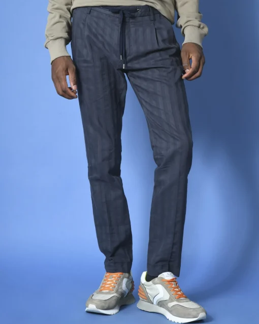 La Piscine Paris Pantalon droit en sergé de tencel mélangé Ly Adams*Homme Pantalons