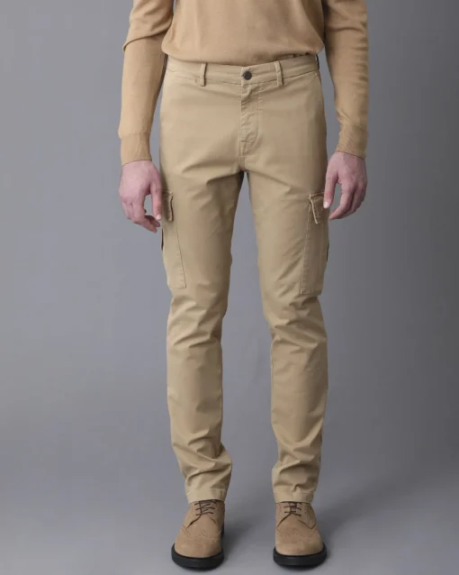 La Piscine Paris Pantalon droit en toile de coton mélangé Seven For All Mankind*Homme Pantalons