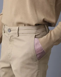 La Piscine Paris Pantalon droit en toile de coton mélangé Seven For All Mankind*Homme Pantalons