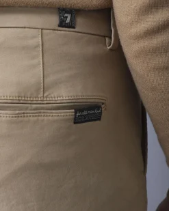 La Piscine Paris Pantalon droit en toile de coton mélangé Seven For All Mankind*Homme Pantalons