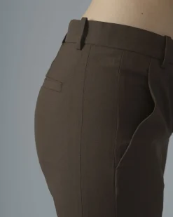 La Piscine Paris Pantalon droit raccourci en crêpe Carven*Femme Pantalons