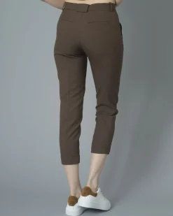 La Piscine Paris Pantalon droit raccourci en crêpe Carven*Femme Pantalons