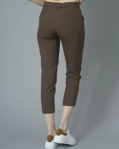 La Piscine Paris Pantalon droit raccourci en crêpe Carven*Femme Pantalons