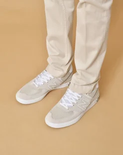 La Piscine Paris Pantalon en coton à coupe droite Michael Coal*Homme Pantalons