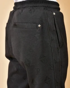 La Piscine Paris Pantalon en coton à imprimé John Richmond*Homme Sportwear|Pantalons