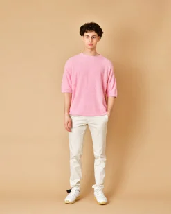 La Piscine Paris Pantalon en coton à coupe droite Bro Ship*Homme Pantalons
