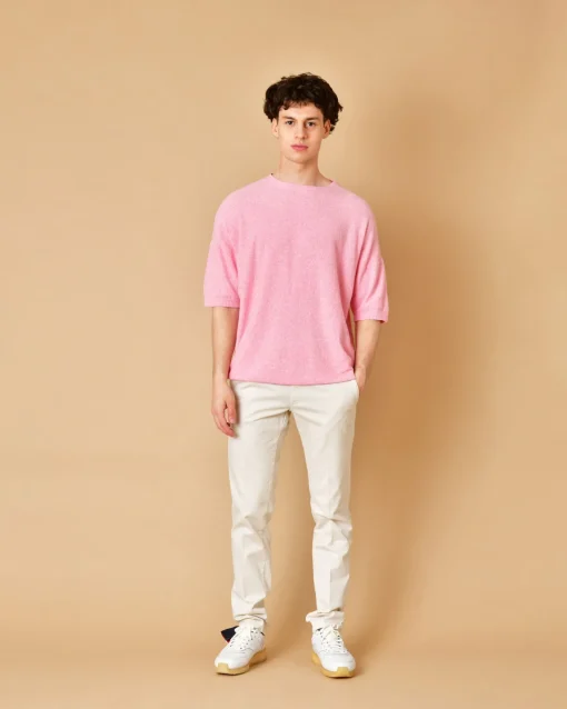 La Piscine Paris Pantalon en coton à coupe droite Bro Ship*Homme Pantalons