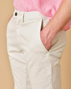 La Piscine Paris Pantalon en coton à coupe droite Bro Ship*Homme Pantalons