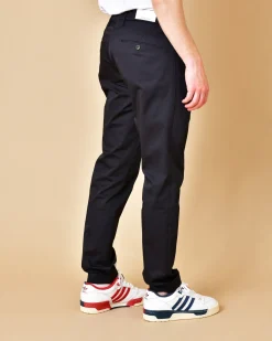 La Piscine Paris Pantalon en coton à pinces Michael Coal*Homme Pantalons
