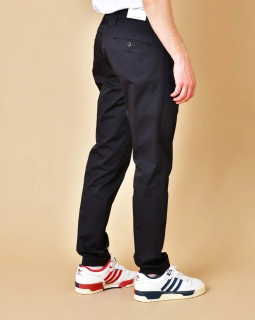La Piscine Paris Pantalon en coton à pinces Michael Coal*Homme Pantalons