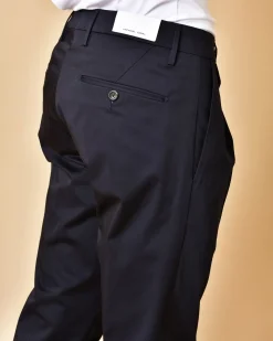 La Piscine Paris Pantalon en coton à pinces Michael Coal*Homme Pantalons