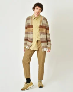 La Piscine Paris Pantalon en coton carotte Re-Worked*Homme Pantalons