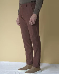 La Piscine Paris Pantalon en coton et laine mélangés Cruna*Homme Pantalons