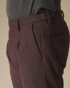 La Piscine Paris Pantalon en coton et laine mélangés Cruna*Homme Pantalons