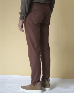 La Piscine Paris Pantalon en coton et laine mélangés Cruna*Homme Pantalons