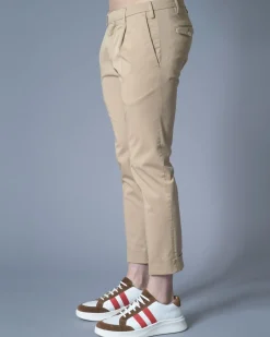 La Piscine Paris Pantalon en coton et stretch plissé Not to be found*Homme Pantalons
