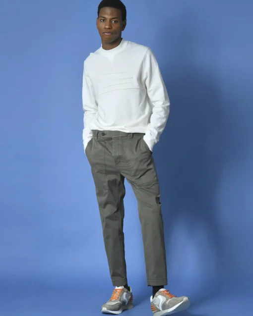 La Piscine Paris Pantalon en coton à poches cargos Ly Adams*Homme Pantalons