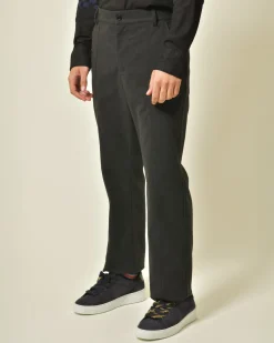 La Piscine Paris Pantalon en coton mélangé à pinces Daniele Alessandrini*Homme Pantalons